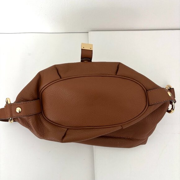 Michael Kors Pebbled Leather Bag Fulton Hobo Slouchy Boho Luxe Quiet Luxury - Picture 12 of 16